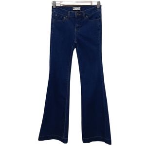 Free People Blue Flared Leg Jeans Size 26